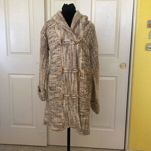 Vintage Long Hooded Sweater